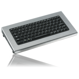 iKey  DBL-81 Backlit Keyboard in Stainless Steel Case