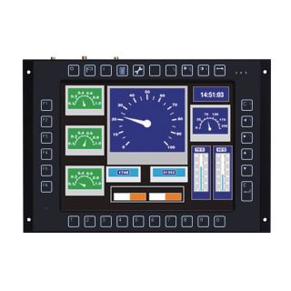 10.4” EN50155 Railway Fanless Touch Panel PC with Intel® Atom™ Processor E3845 1.91 GHz (-25°C ~ +70°C)