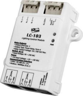 ICPDAS LC-103 - 1-channel AC Digital Input and 3-channel Relay Output Lighting Control Module (RoHS)