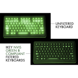 NVIS-Compliant Backlit Keyboard