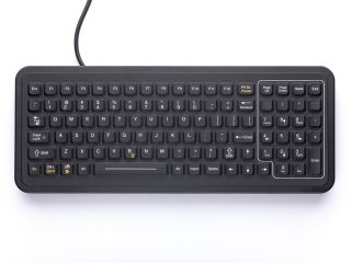 Full-Size Panel Mount Keyboard with Backlighting