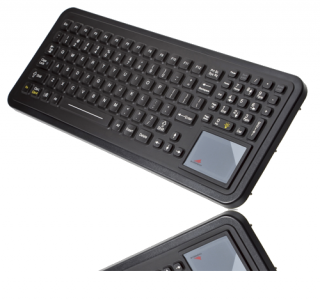 Panel Mount Keyboard with Touchpad and Backlighting