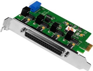 PCI Express, Serial Communication Board with 4 Isolated RS-232 ports