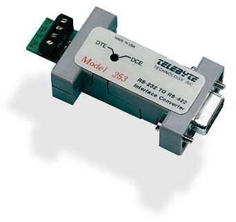 RS-232 to RS-422 - Power Stealing, DB9 Connector