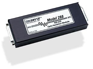 RS-232 Opto Isolation Module - Power Stealing,  DB25, 500 VAC