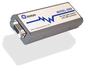 RS-232 Opto Isolation Module, DB9, 2500 VAC