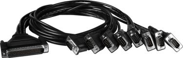 DB-62 Male(D-sub) to 8-Port DB-9 Male(D-sub) cable 1.0 M (180 º)  - CA-9-6210