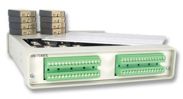 Sixteen channel, DI-8B-module data logger system