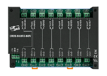 DNM-848VI-10V - 8-channel 10 VDC Voltage Attenuator with channel to channel isolation
DNM-848VI-80V - 8-channel 80 VDC Voltage Attenuator with channel to channel isolation
DNM-848VI-150V - 8-channel 150 VDC Voltage Attenuator with channel to channel iso