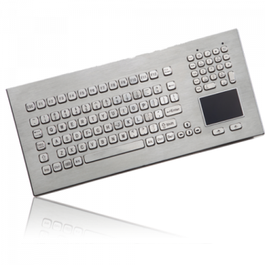  Intrinsically Safe Stainless Steel Keyboard with Touchpad