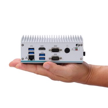eBOX560-512-FL - Fanless Embedded System with Intel® Core™ i5-7300U 3.5 GHz/Celeron® 3965U 2.2 GHz, 2 HDMI, 2 GbE LANs, 4 USB 3.0 and PCI Express Mini Card Slot