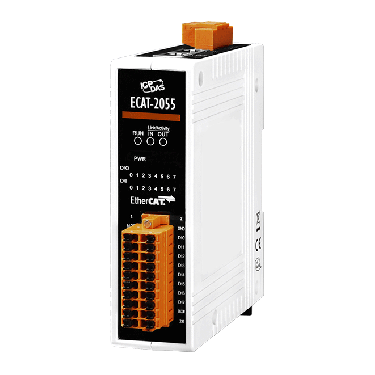 EtherCAT Slave I/O Module with Isolated 8-ch DO and 8-ch DI (RoHS) 