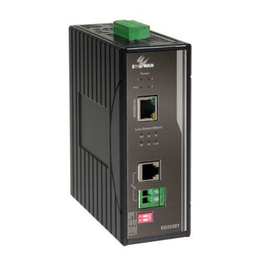 ED3538 Hardened PoL/PoE Ethernet Extender over Copper Wires (including one ED3538T and one ED3538R) 