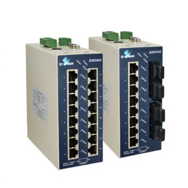 Industrial Managed 16-port 10/100BASE with 2-port Gigabit combo Ethernet Switch