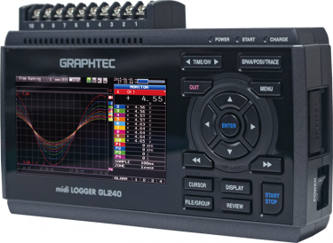 Graphtec Compact Standalone midilogger Datalogger GL240 (Graphtec Data Loggers)