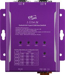 Industrial 4-port CAN bus Switch with Metal casing