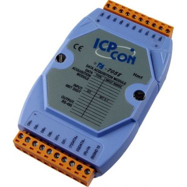 8-channel 80-250VAC Isolated Digital Input Module with 16-bit Counters