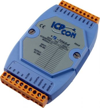 4-channel Isolated Digital Input and 5-channel AC SSR Output Module with 16-bit Counters