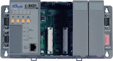 Serial embedded Ethernet controller with 4 I/O slots (Gray Cover)