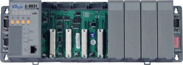 Serial embedded Ethernet controller with 8 I/O slots (Gray Cover)