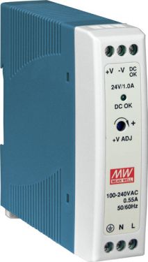 24 W Single Output Industrial DIN Rail Power Supply