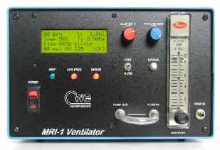 MR-compatible ventilator system for imaging applications