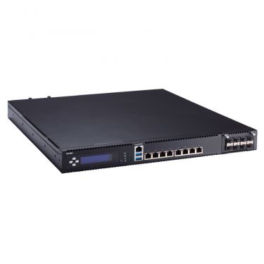 NA580 1U Rack-mount Network Appliance Platform with LGA1151 Socket Intel® Xeon® E3/ Core™ Family Processor and 8 LANs