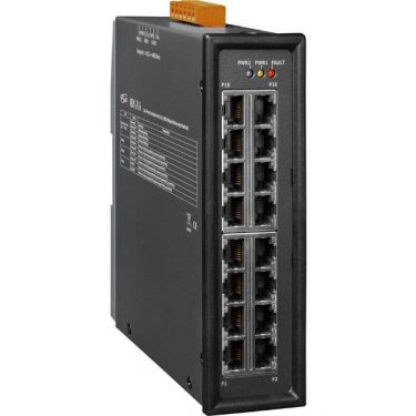 ICPDAS NSM-216 - Unmanaged 16-port Industrial 10/100 Base-TX Ethernet Switch
