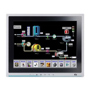 P1127E-500 with PCIe 12.1" XGA expandable industrial touch panel computer
with LGA1151 socket 7th/6th gen Intel® Core™ i7/i5/i3,
Pentium® & Celeron® processor, resistive touch screen,
PCIe x4 slot and 100 to 240 VAC