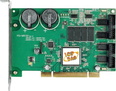 Universal PCI, 512KB Memory Board with DI/DO