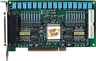 16-channel isolated digital input, 16-channel Relay output