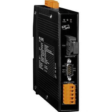 Programmable Device Server with 1 RS-232, 1 RS-422/485 and 1 Single-mode SC Fiber Port 