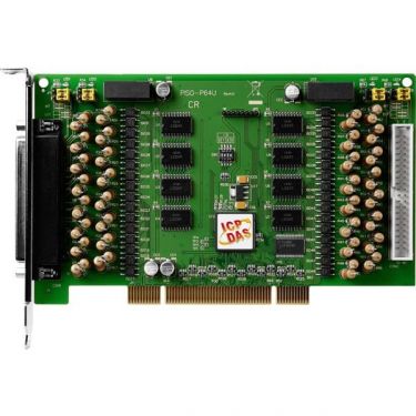 Universal PCI, 64-channel Optically Isolated Open-collector Digital Output Board (Current Sinking)