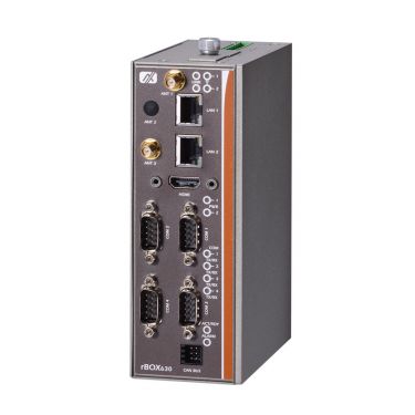 Axiomtek rBOX630 - Robust Din-rail Fanless Embedded System with RISC-based (i.MX 6) Processor 4 COM, 2 CAN Bus and DIO