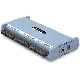 USB-based 24-bit, isolated, high-channel-count multifunction DAQ device with 4 analog output