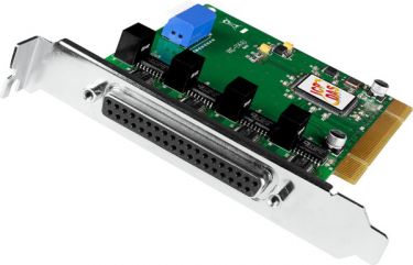 Universal PCI, Serial Communication Board with 4 Isolated RS-232 ports (RoHS). 