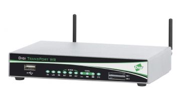 Digi TransPort WR41, 4G LTE GSM Global, GPS, Wi-Fi b/g/n, 1 Ethernet, 1 RS-232 RJ-45, Enterprise Software