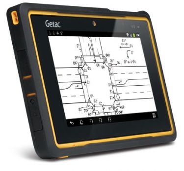 Getac Z710 Rugged Tablet Left