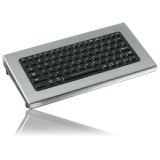 iKey  DBL-81 Backlit Keyboard in Stainless Steel Case