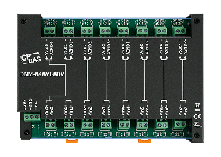 DNM-848VI-10V - 8-channel 10 VDC Voltage Attenuator with channel to channel isolation
DNM-848VI-80V - 8-channel 80 VDC Voltage Attenuator with channel to channel isolation
DNM-848VI-150V - 8-channel 150 VDC Voltage Attenuator with channel to channel iso