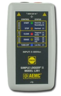DC and AC True RMS Voltage Data Logger