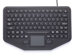 Mountable Keyboard with Touchpad