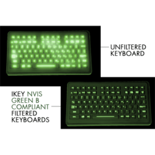 NVIS-Compliant Backlit Keyboard