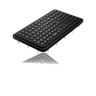 Panel Mount Keyboard with Epoxy Keycaps