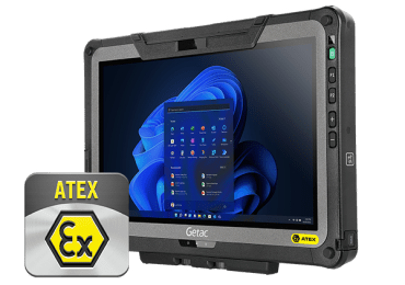 Getac UX10-EX ATEX Certified Fully Rugged Tablet with optional Handstrap 