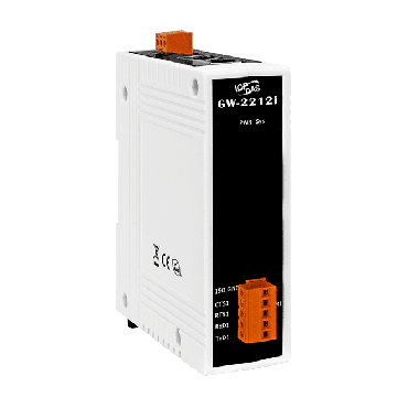 GW-2212i - ICPDAS - Modbus TCP to RTU/ASCII Gateway with 2-port Ethernet Switch and 1-port Isolated RS-232