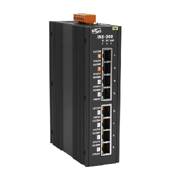 iNS-308 - 8-port 10/100 Mbps PoE(PSE) IoT Switch - ICPdas
