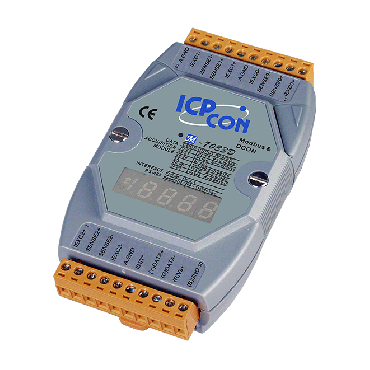 M-7033D - 3-channel RTD Input Module using the DCON and Modbus Protocols with 7-segment LED Display