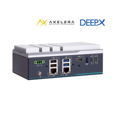Fanless edge AI system with Intel® processor N150, 2 2.5GbE LAN, 4 USB, and 1 HDMI, featuring a PCIe Gen3 x4 M.2 slot