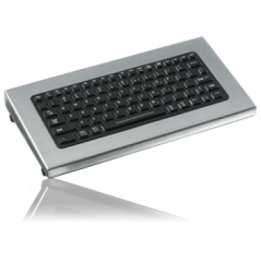 iKey  DBL-81 Backlit Keyboard in Stainless Steel Case